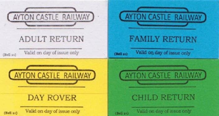 Ayton Castle Railway tickets