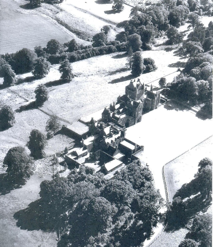 Ayton Castle from the air